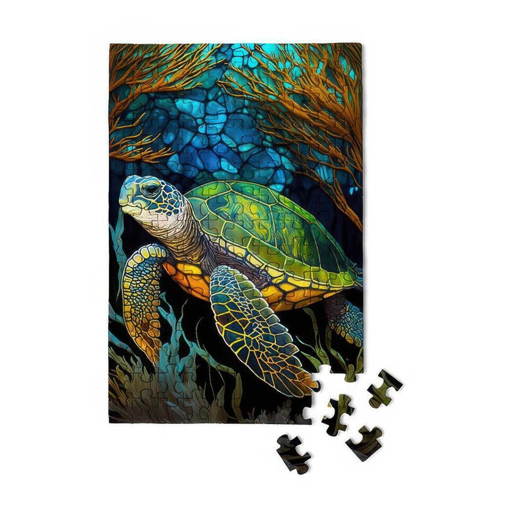 Sea Turtle Mini Jigsaw Puzzle.