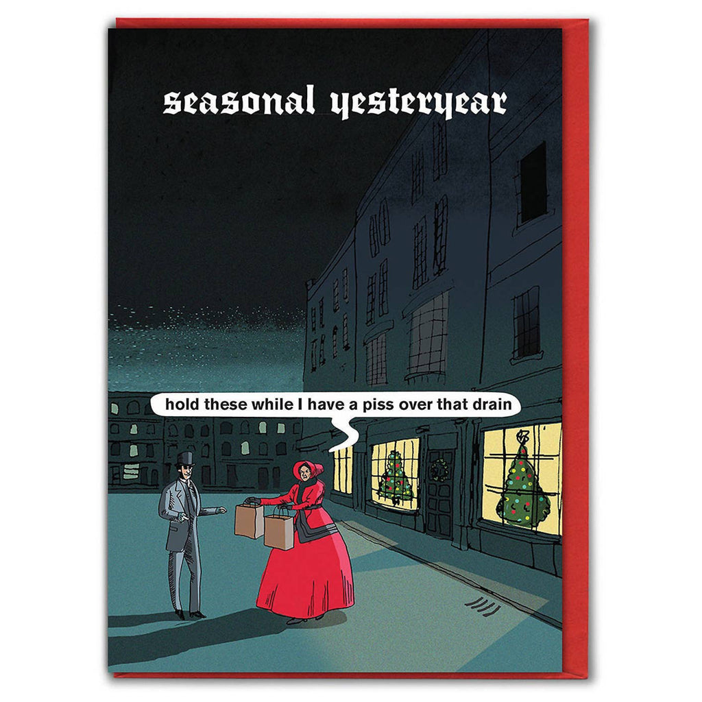 Seasonal Yesteryear Christmas Card.