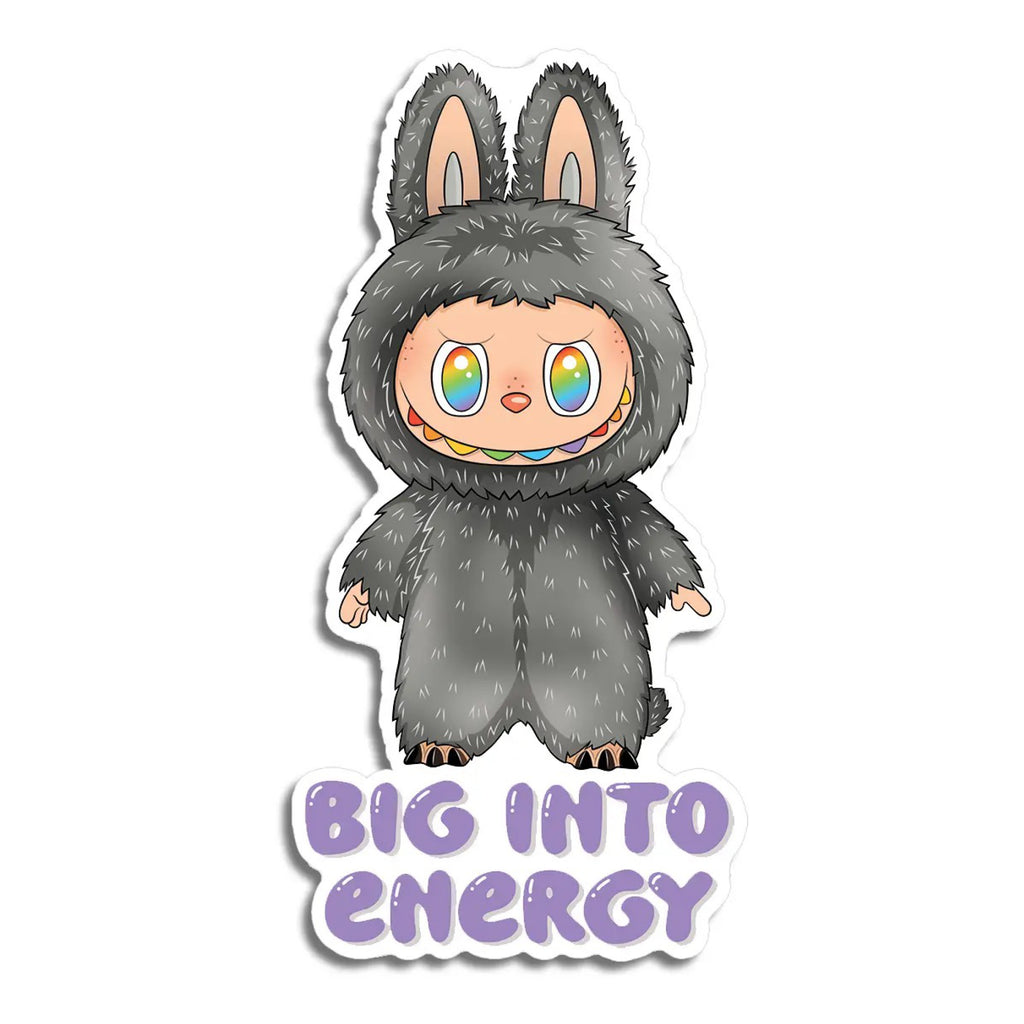 Secret Labubu Big Into Energy Sticker.