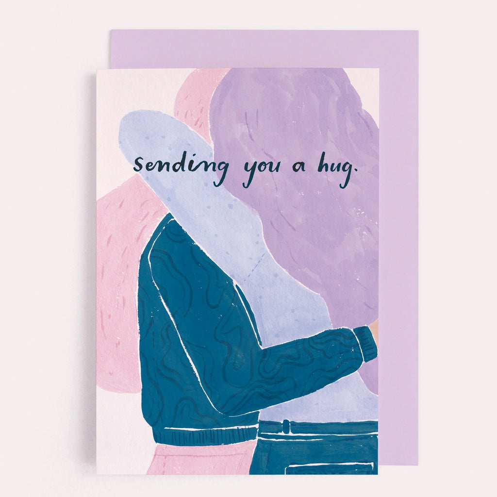 Sending You A Hug Card Thinking Of You Card.
