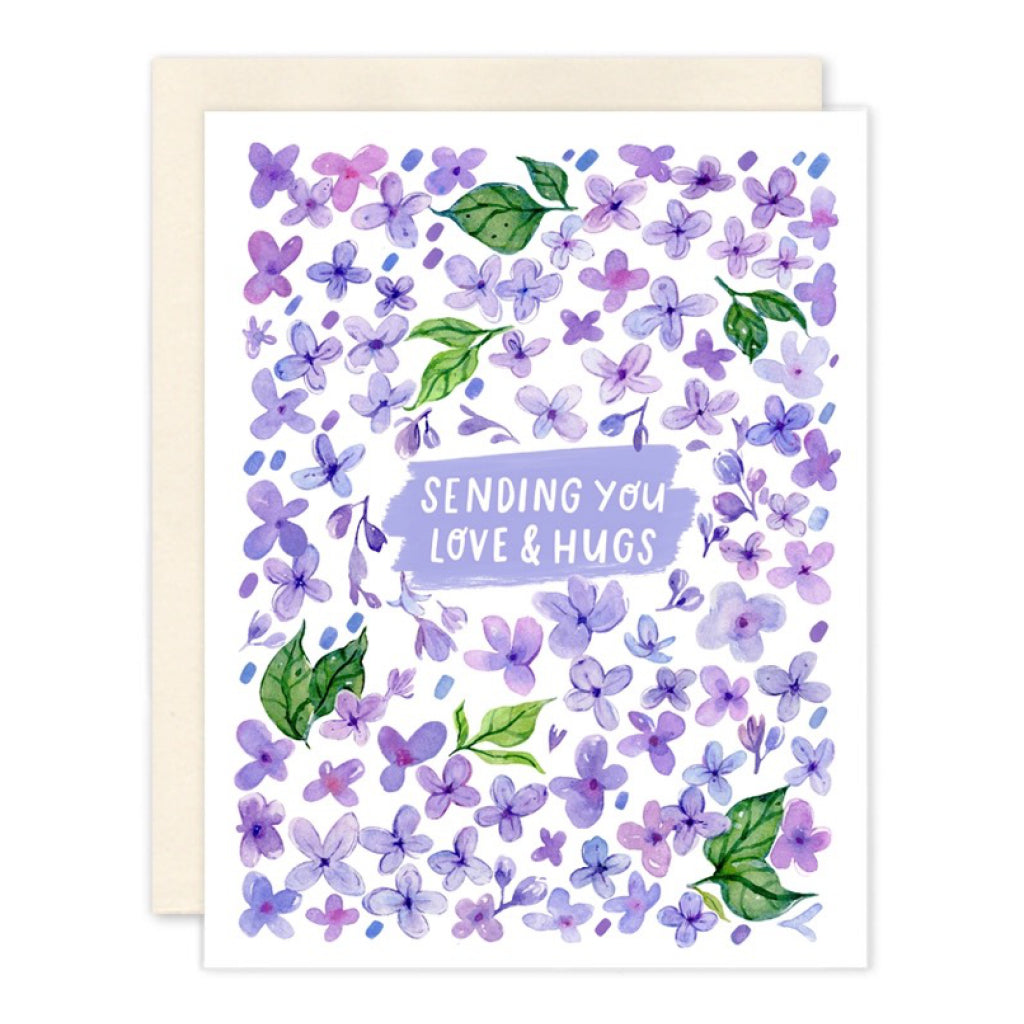 Sending You Love And Hugs Card.