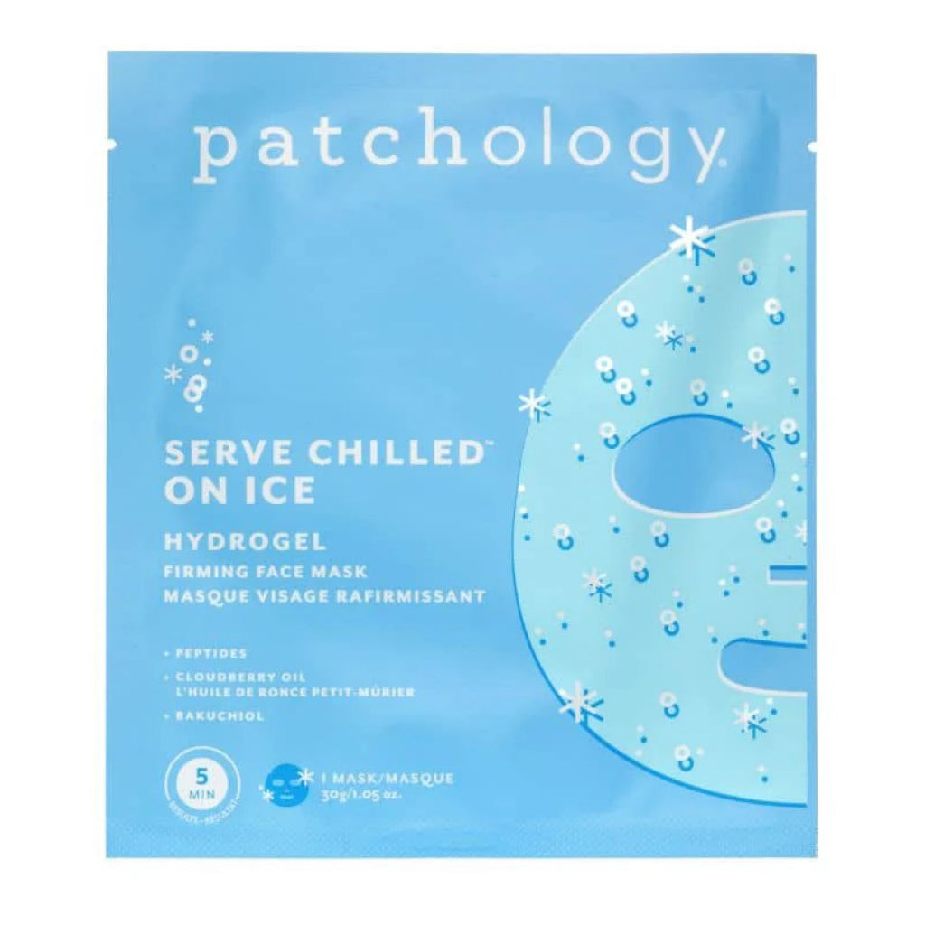 Serve Chilled On Ice Firming Hydrogel Mask.