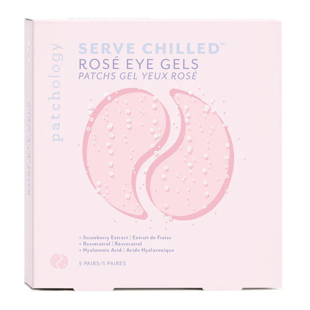 Serve Chilled Rosé Hydrating Eye Gels 5 Pack.