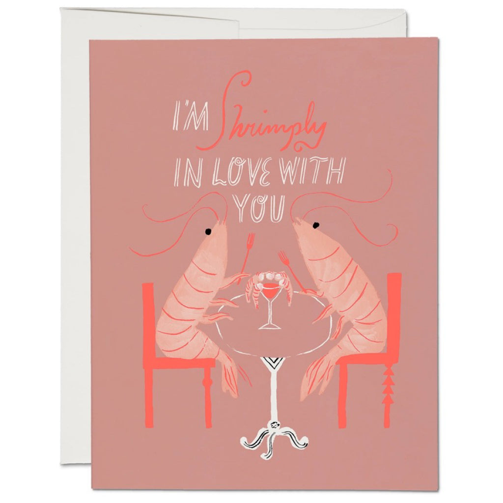 Shrimply Love Card.