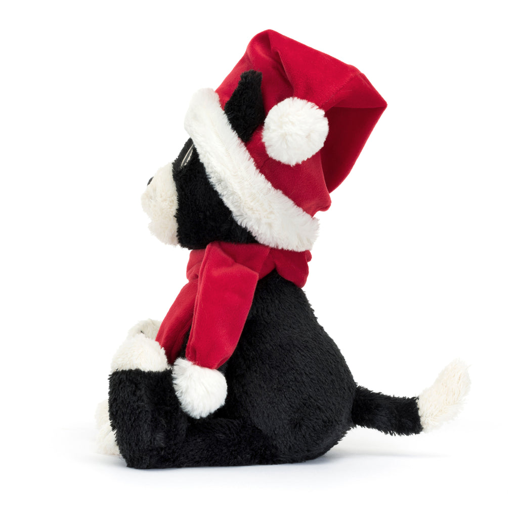 Side of Christmas Jellycat Jack.