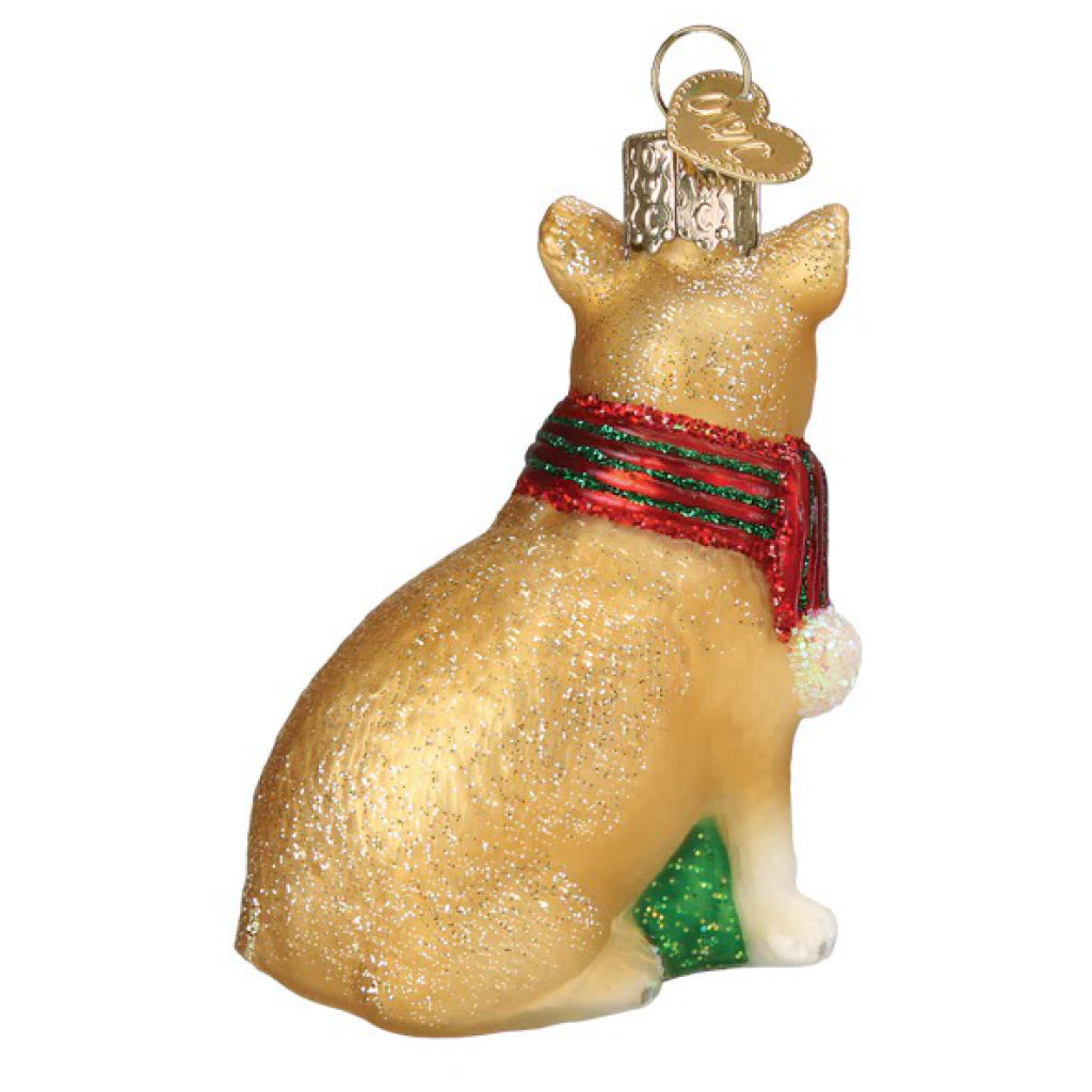 Side of Chubby Chihuahua Ornament.