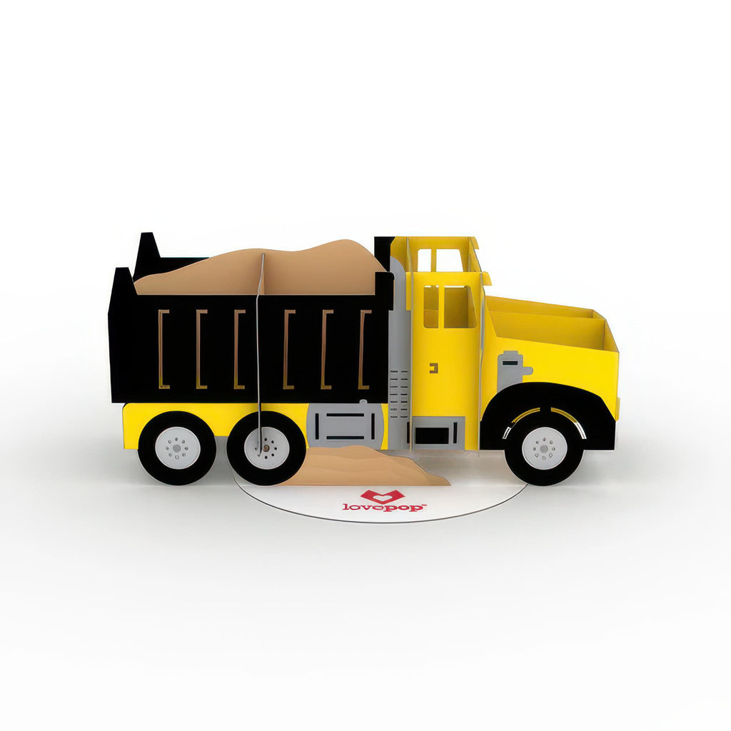 Side of Dump Truck Stickerpop.