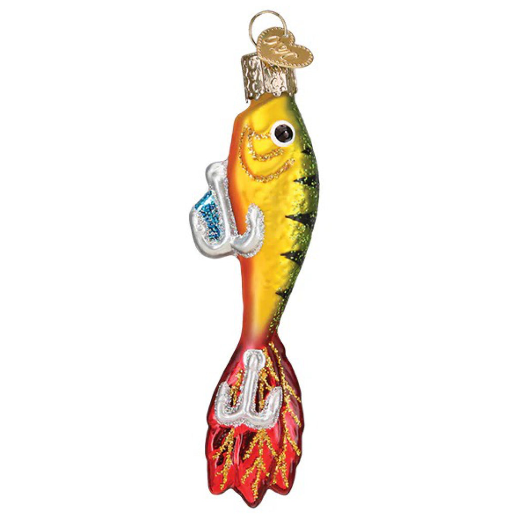 Side of Fishing Lure Ornament.