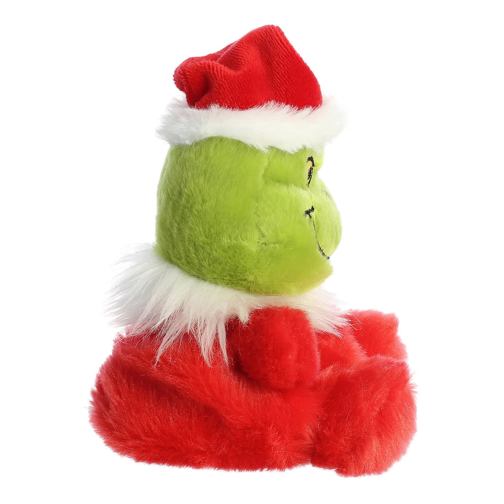 Side of Grinch Santa Palm Pal.