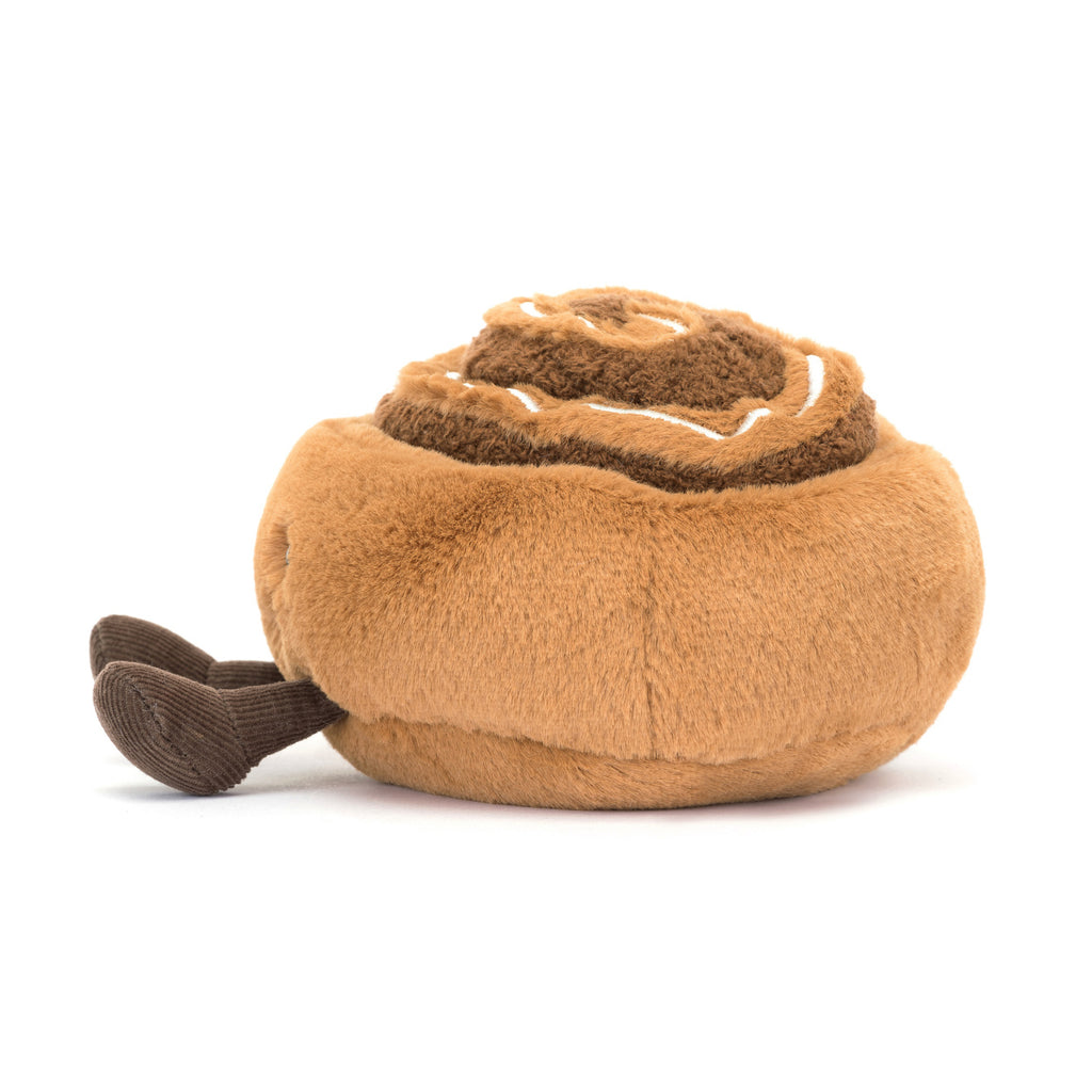 Side of Jellycat Amuseables Cinnamon Bun.