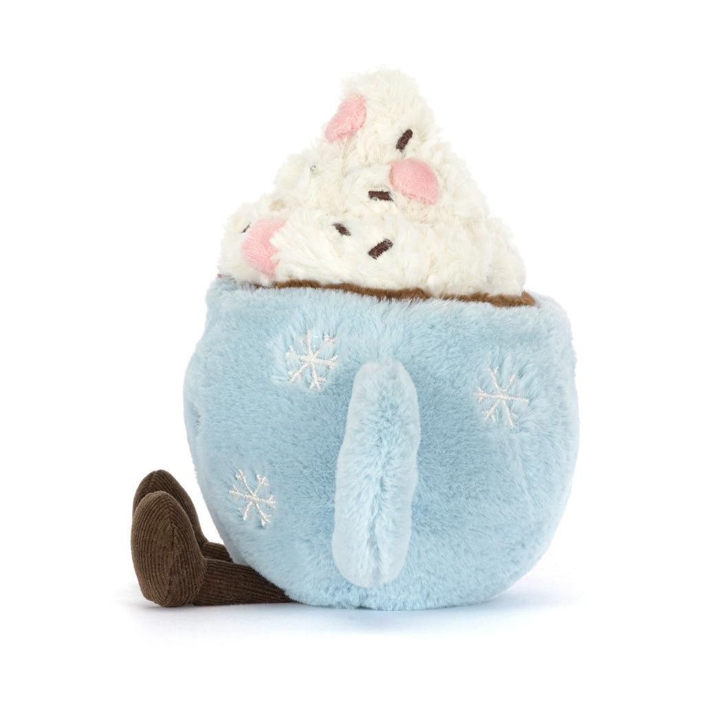 Side of Jellycat Amuseables Hot Chocolate With Marshmallows.