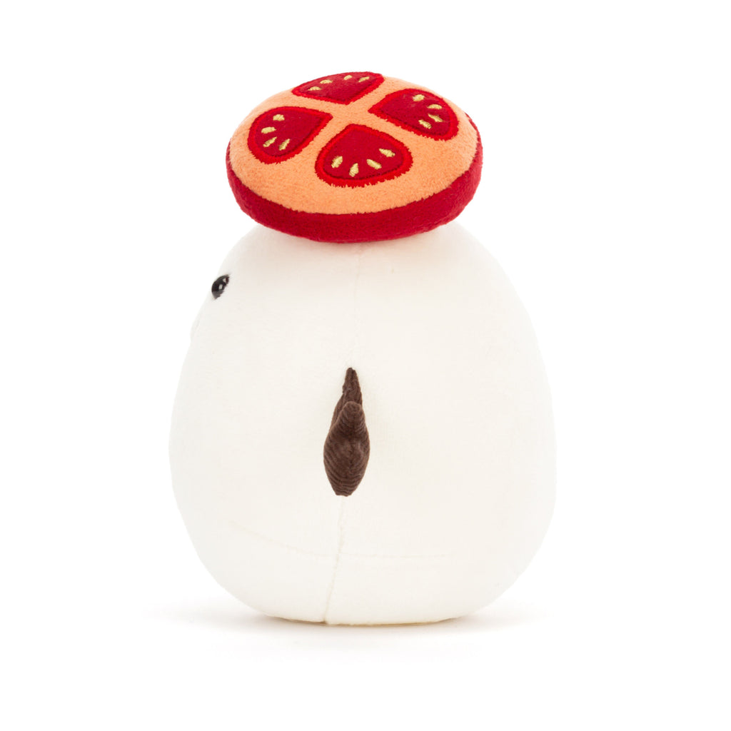 Side of Jellycat Amuseables Mozzarella.
