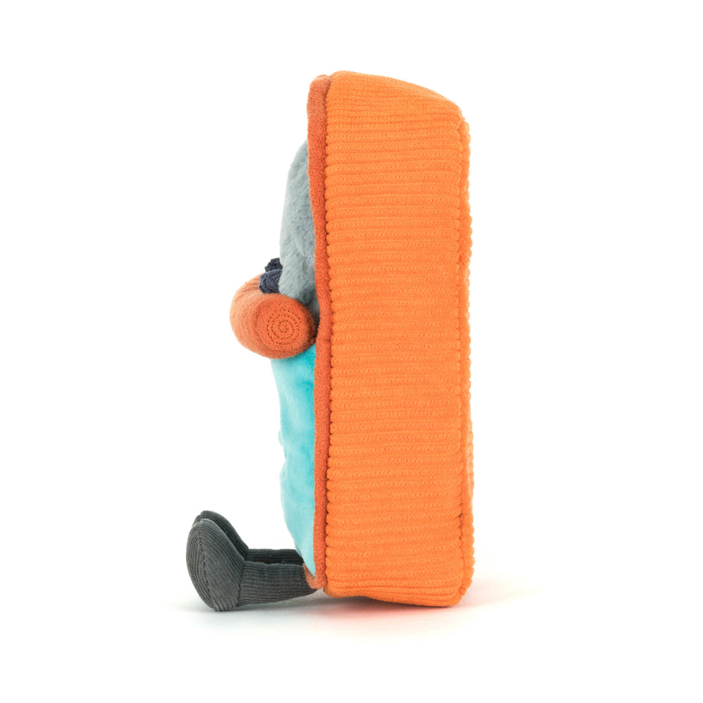 Side of Jellycat Amuseables Sardine Tin.