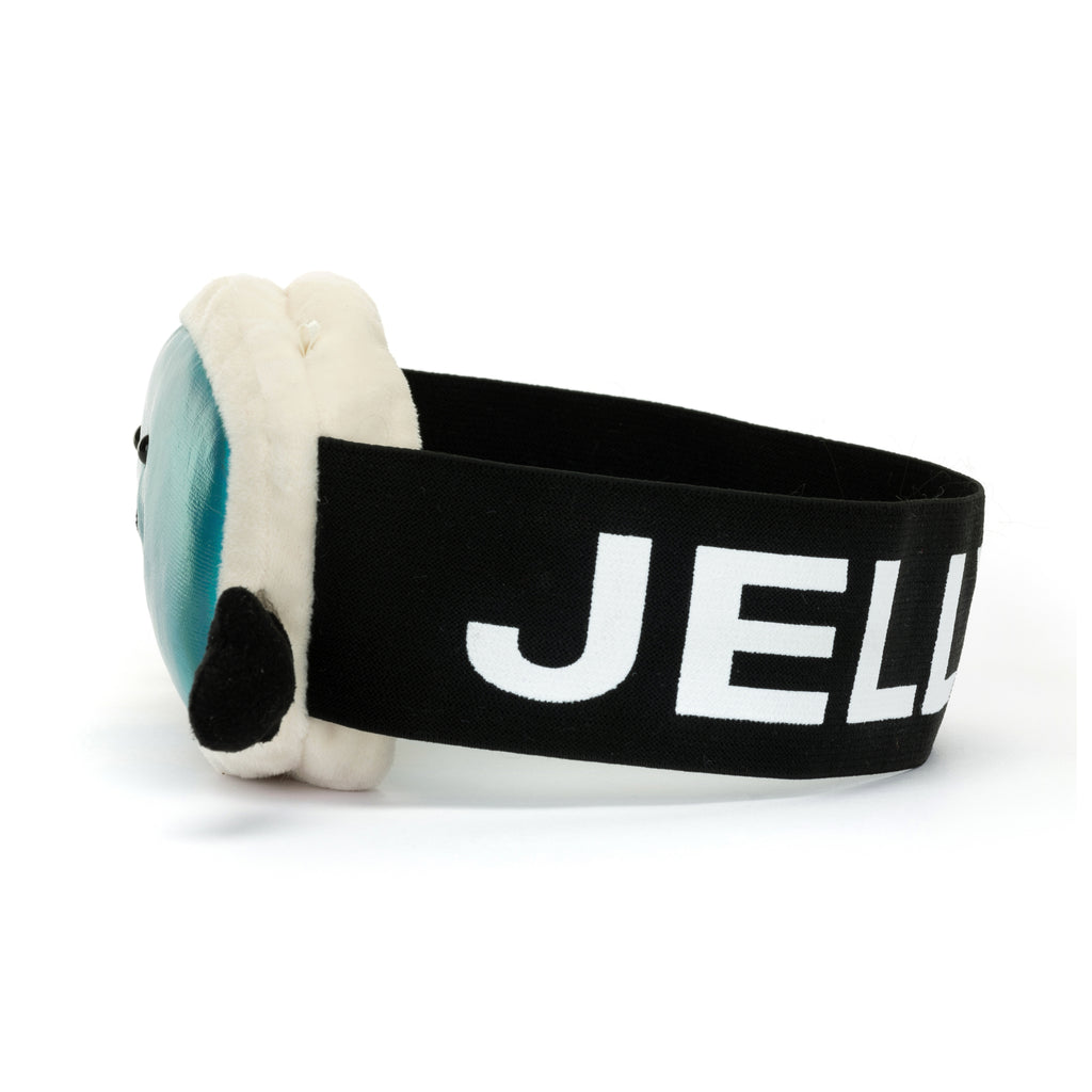 Side of Jellycat Amuseables Sports Ski Goggles.