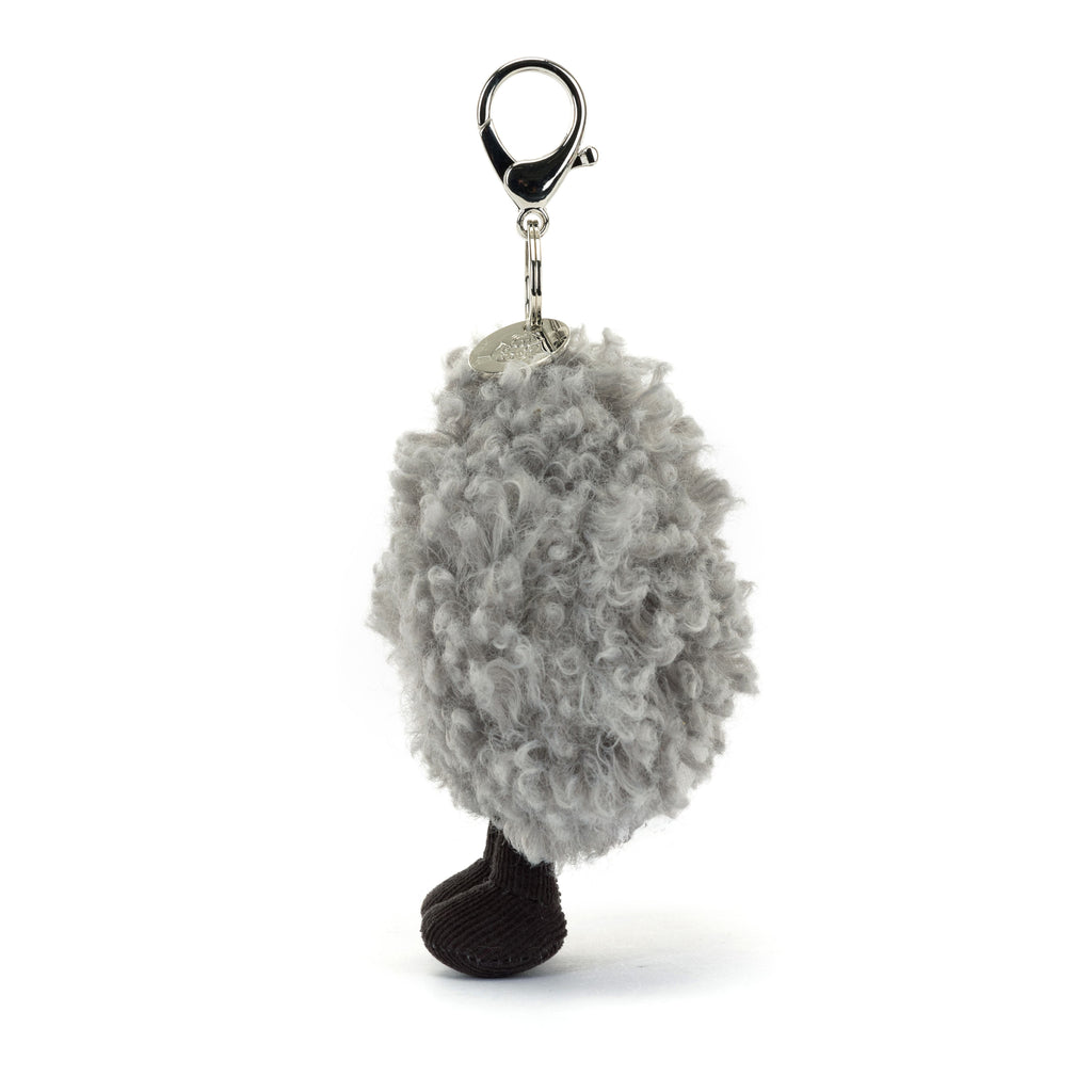 Side of Jellycat Amuseables Storm Cloud Bag Charm.