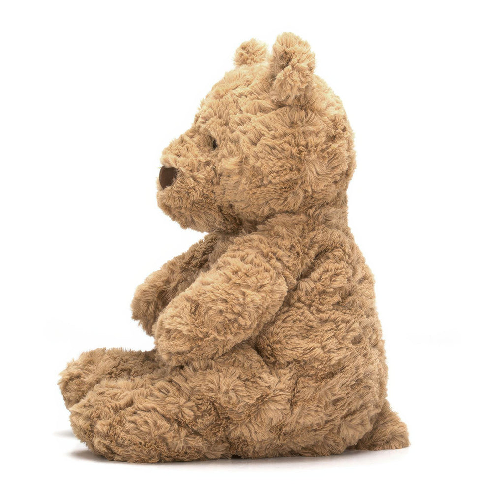 Side of Jellycat Bartholomew Bear Huge.