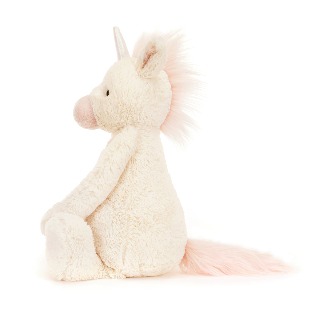 Side of Jellycat Bashful Unicorn Big.