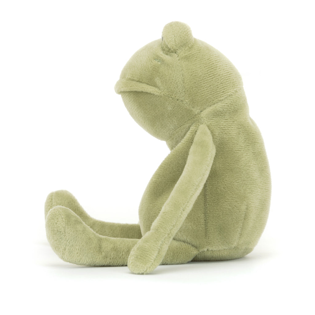 Side of Jellycat Fergus Frog Little.