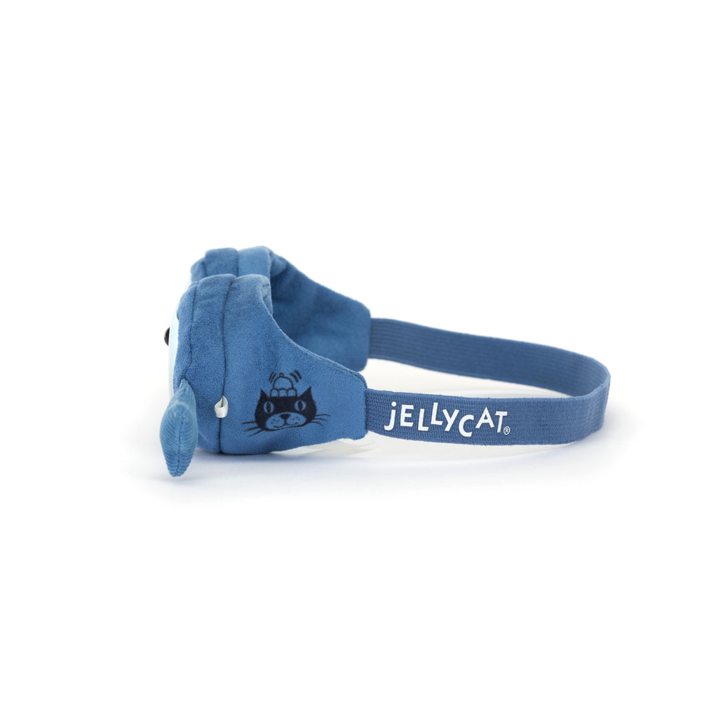 Side of Jellycat Goggles.
