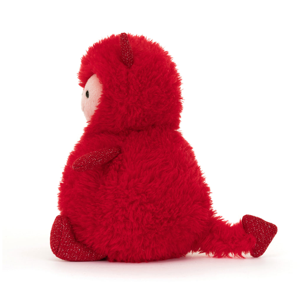 Side of Jellycat Hugg McSnugg.