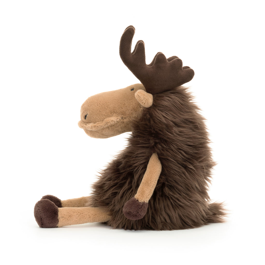 Side of Jellycat Merrick Moose.