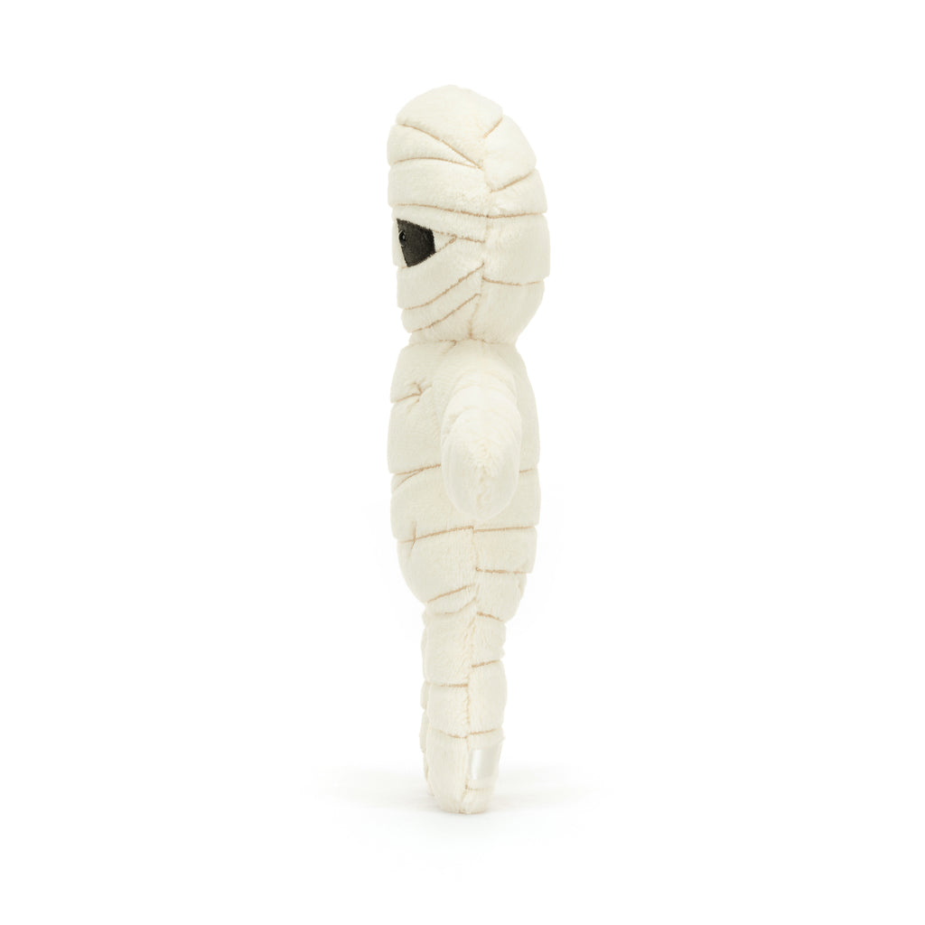 Side of Jellycat Mummy Bob.