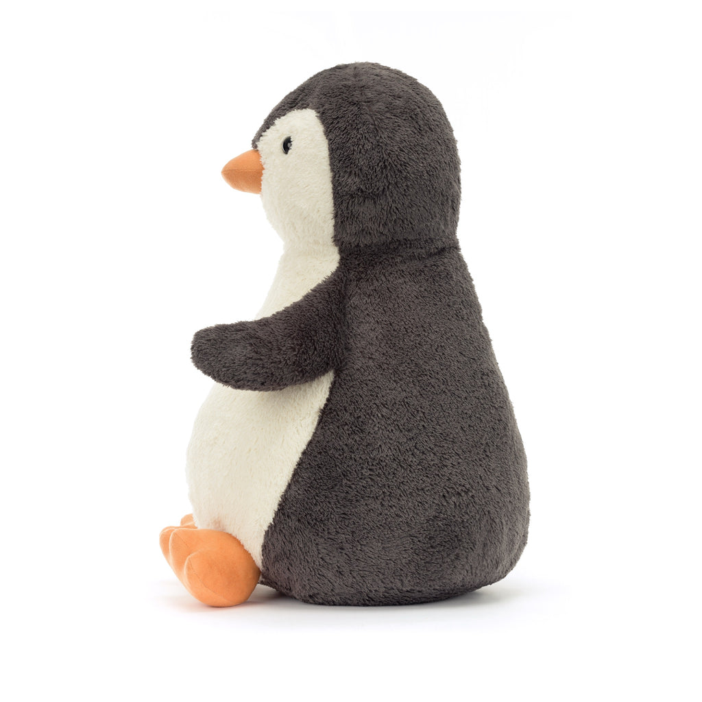 Side of Jellycat Peanut Penguin Really Big.