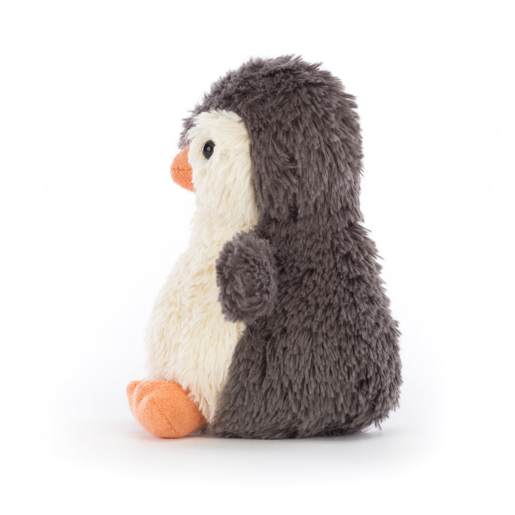 Side of Jellycat Peanut Penguin Small.