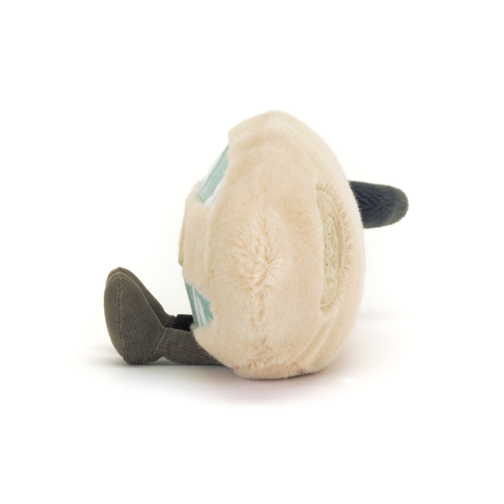 Side of Jellycat Surfboard.