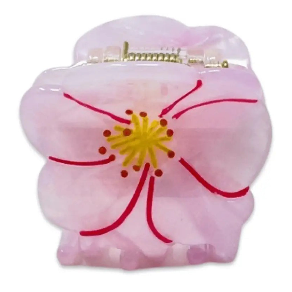 Side of Mini Cherry Blossom Hair Claw.