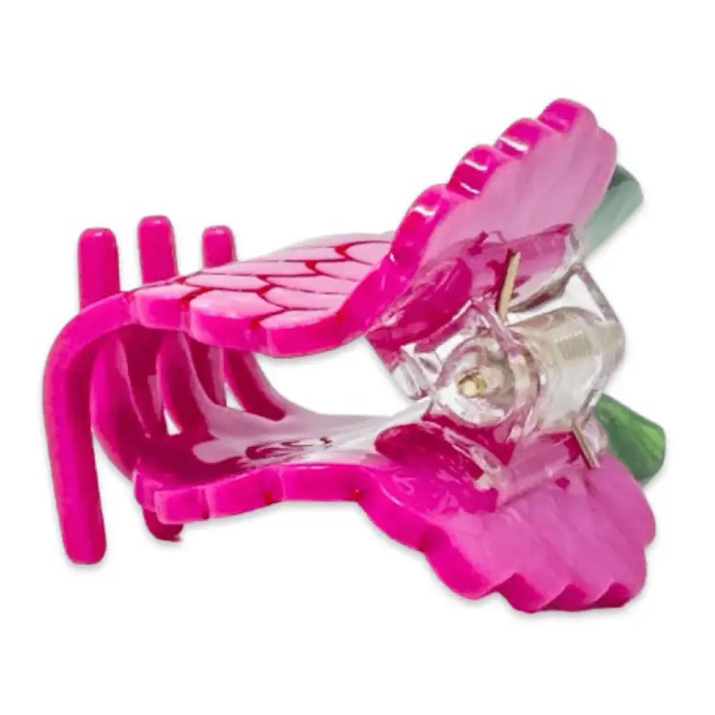 Side of Mini Raspberry Hair Claw.