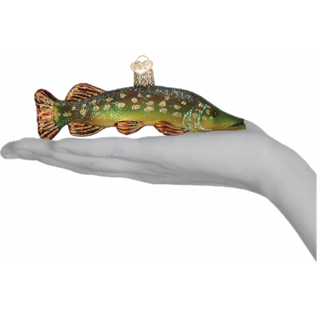 Side of Pike Ornament.