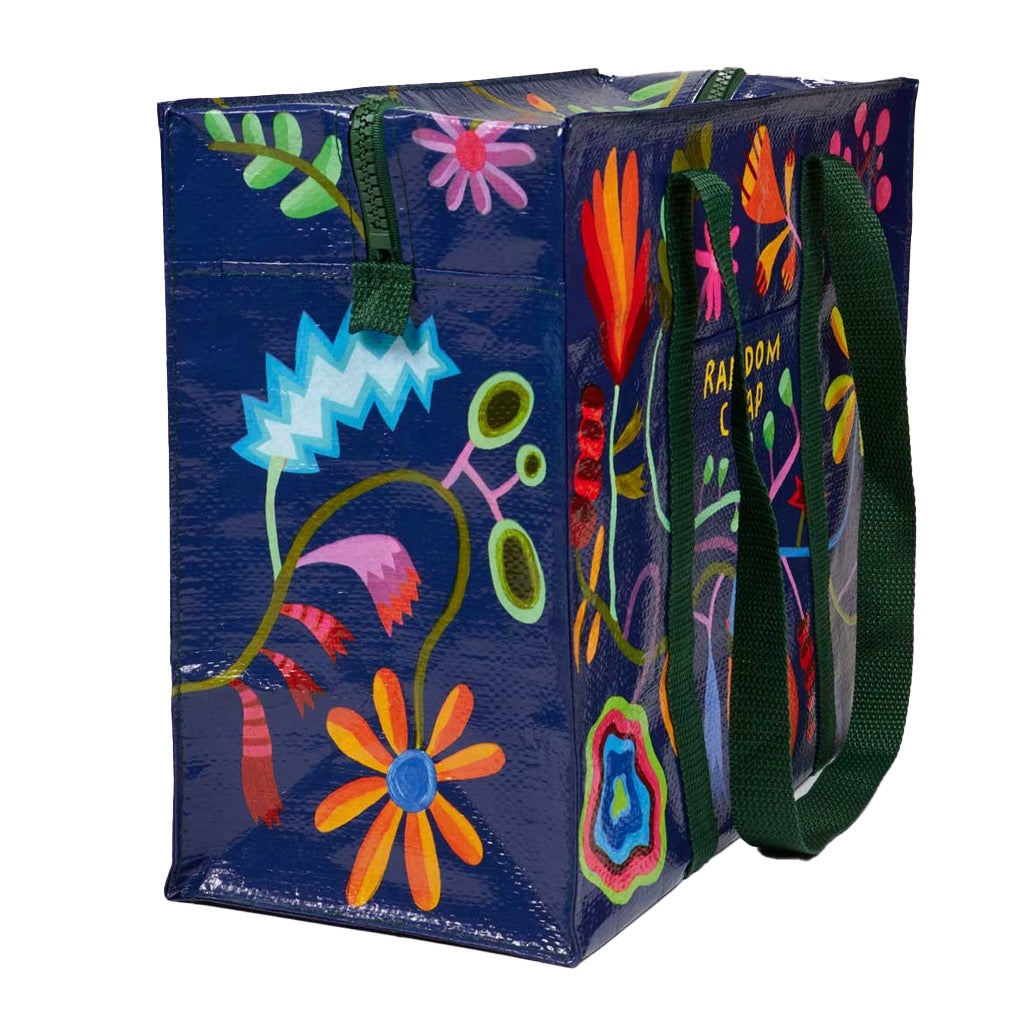 Side of Random Crap Shoulder Tote.