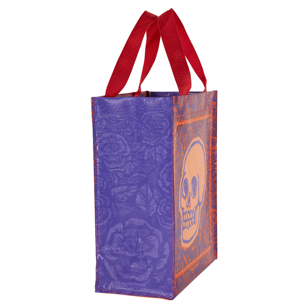 Side of Skulls & Roses Handy Tote.