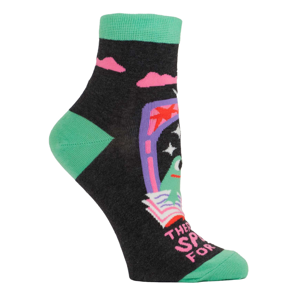 Side of There's A Spell Ankle Socks.