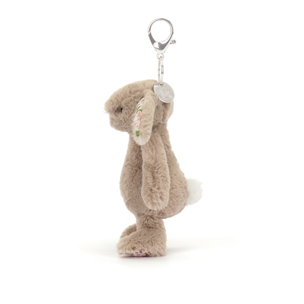 Side view of a Jellycat Bunny Charm.