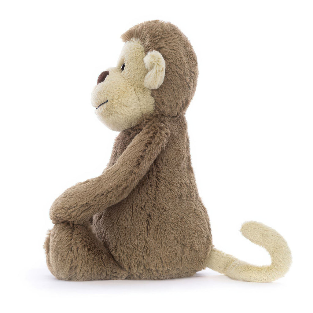 Side view of Jellycat Monkey Medium.