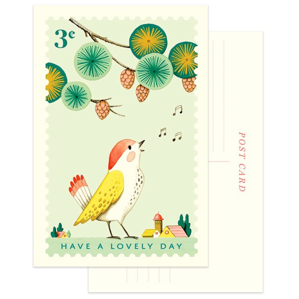 Singing Bird Postcard.