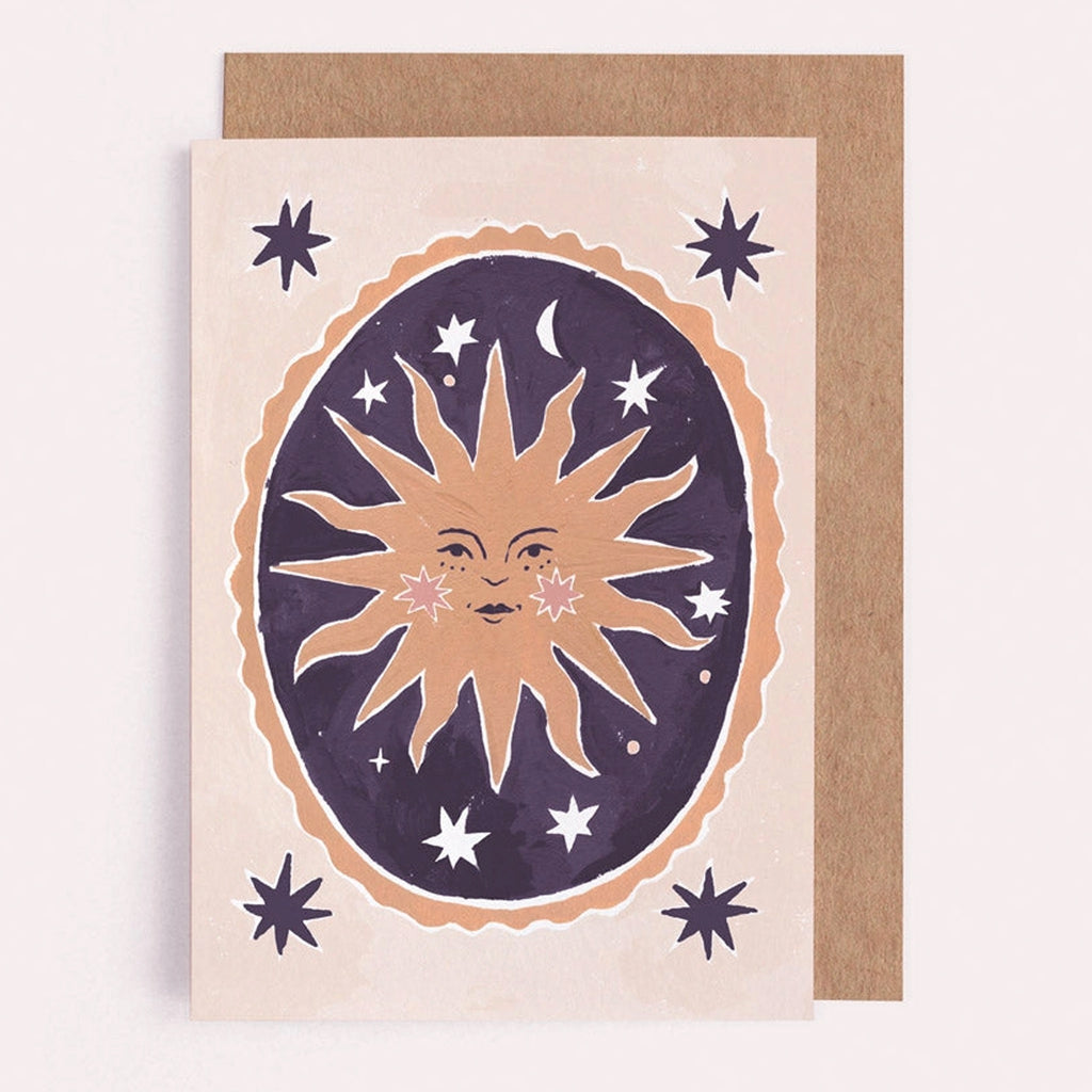 Smiling Sun Mini Card.