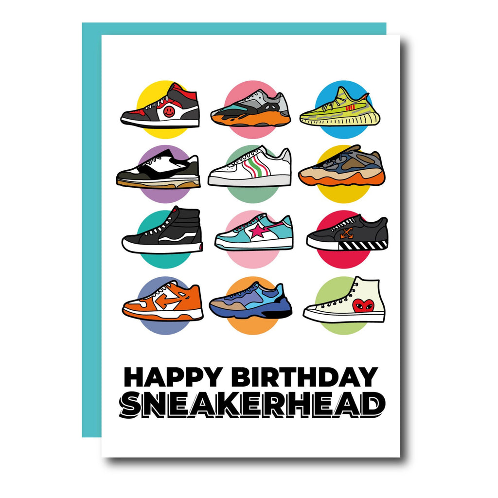 Sneakerhead Birthday Greeting Card.