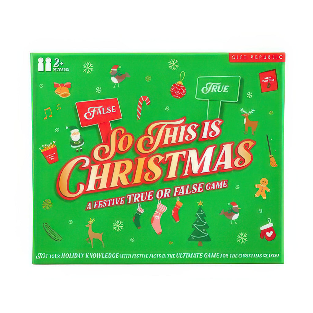 So This Is Christmas True Or False Game.