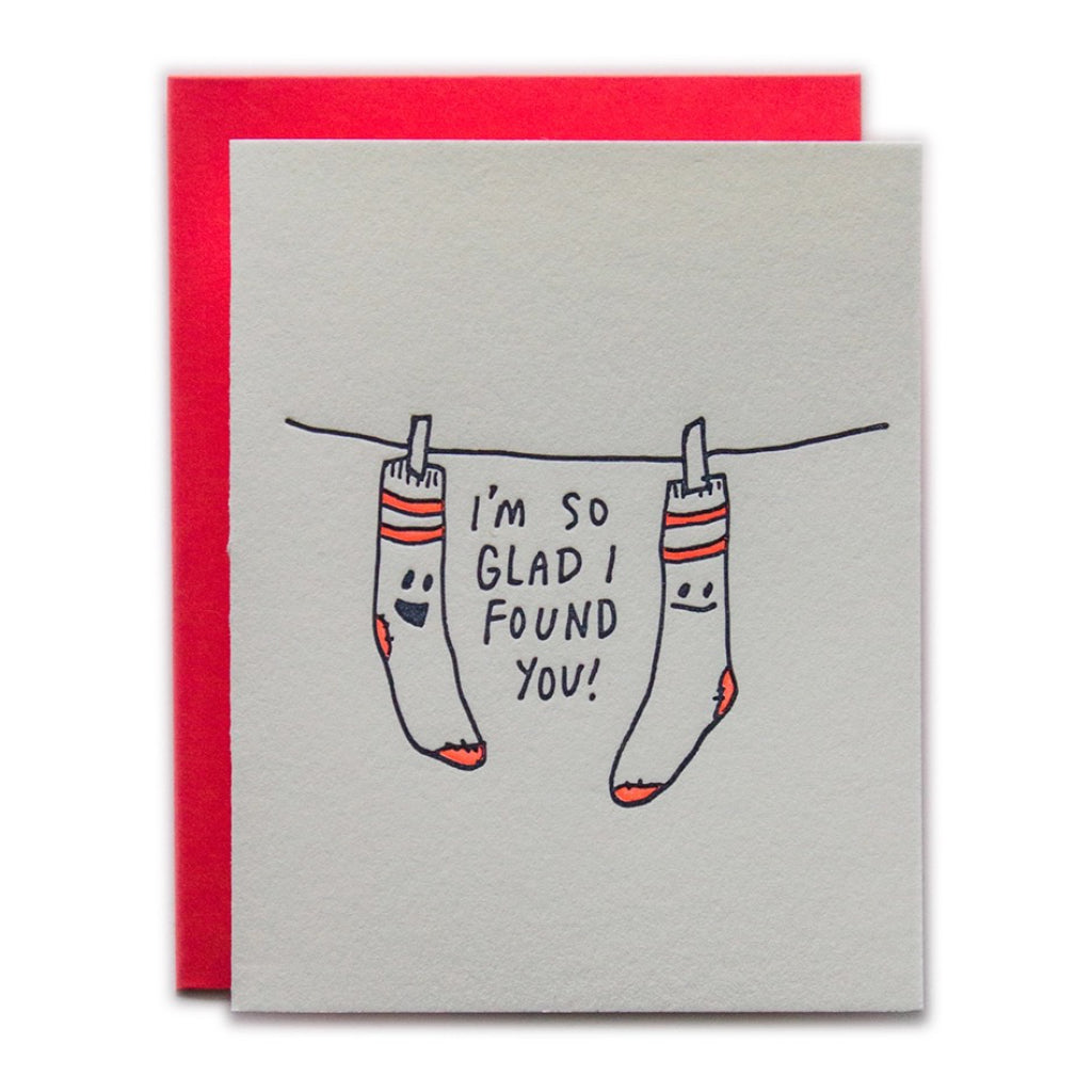 Sock Love Card.