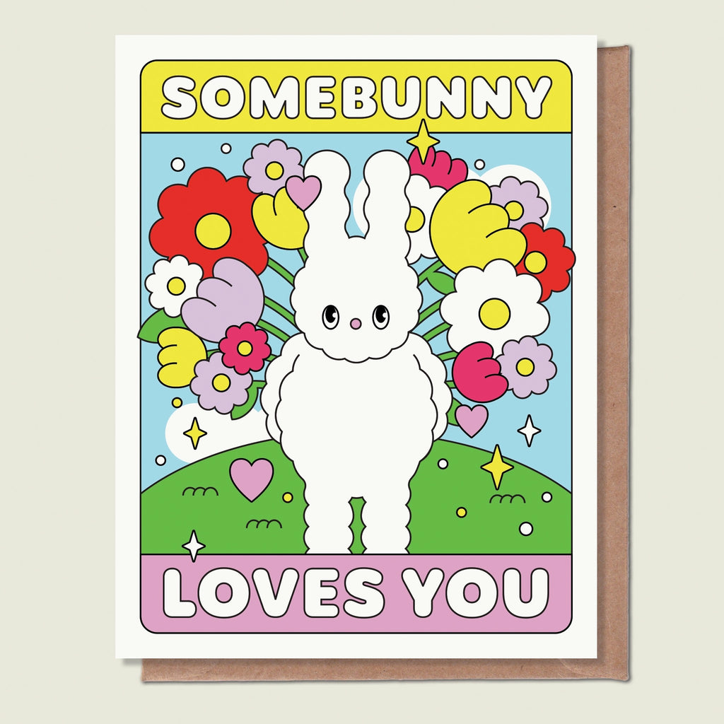 Somebunny Loves You Greeting Card.