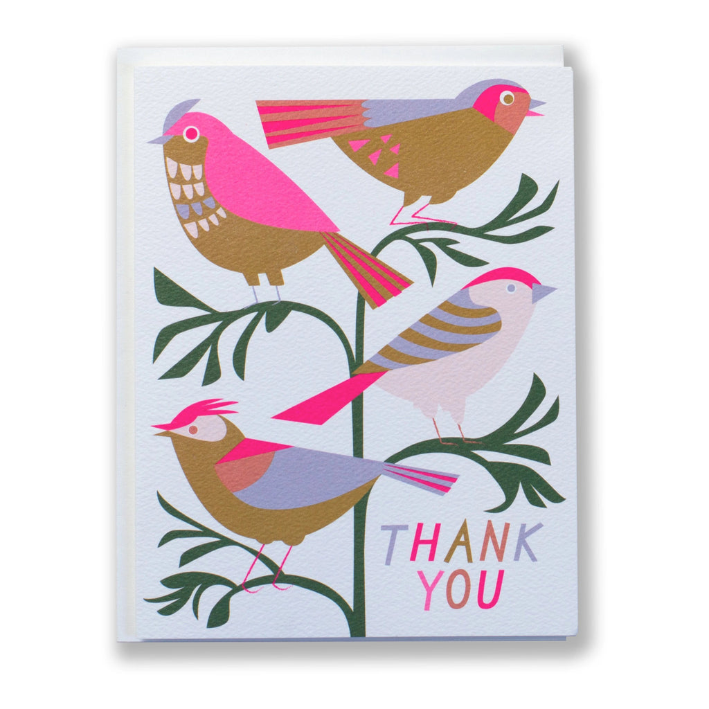 Song Bird Thank You Card.