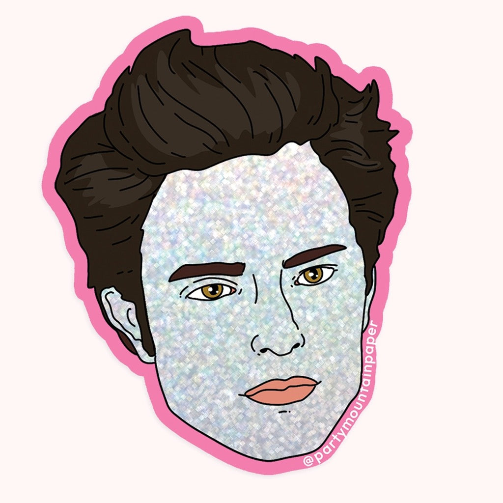 Sparkle Edward Holographic Sticker | Party Mountain Paper – Outer Layer