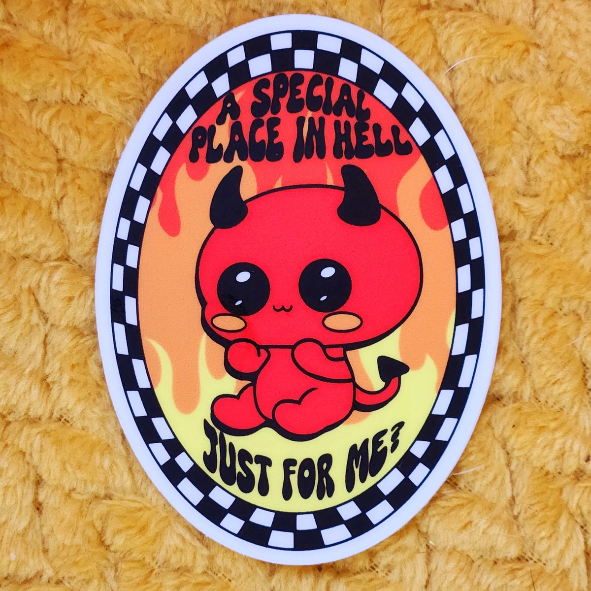 Special Place In Hell Sticker | Luxe Trauma – Outer Layer