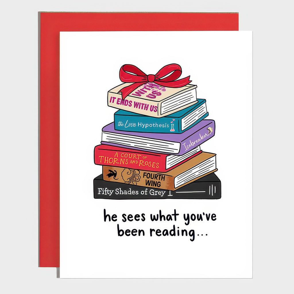 Spicy Books Holiday Card.