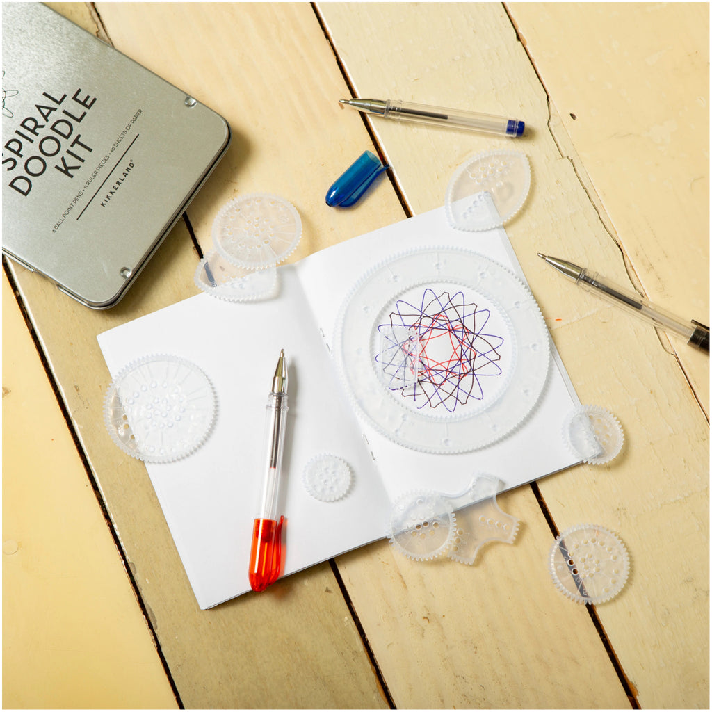 Spiral Doodle Kit on table.