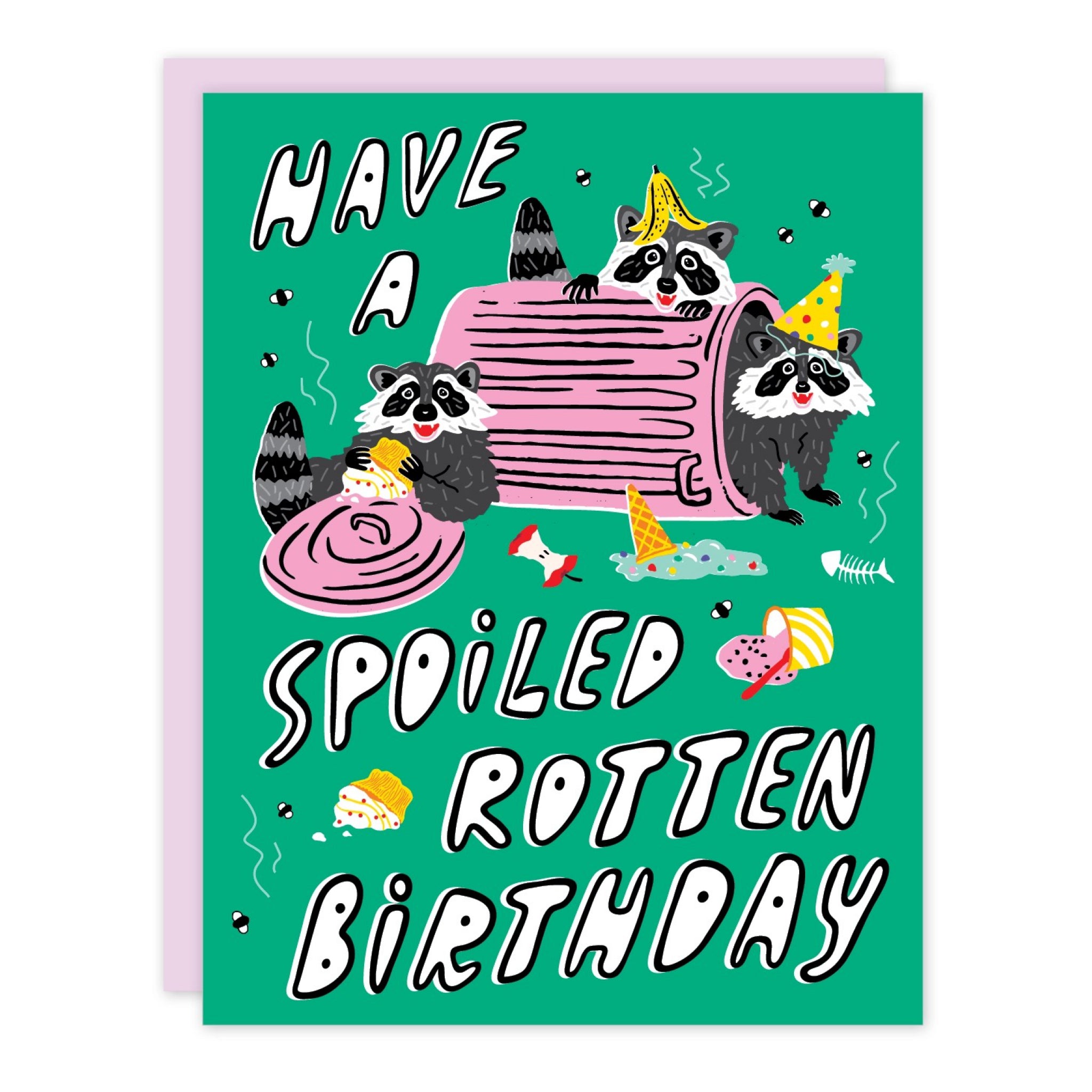 Spoiled Rotten Spoiled Rotten Birthday Card | Party of One – Outer Layer