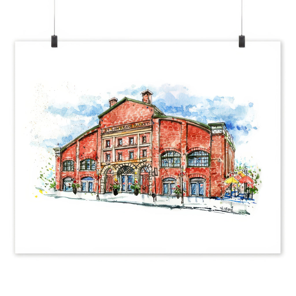 St. Lawrence Market Fine Art Print 8 X 10.